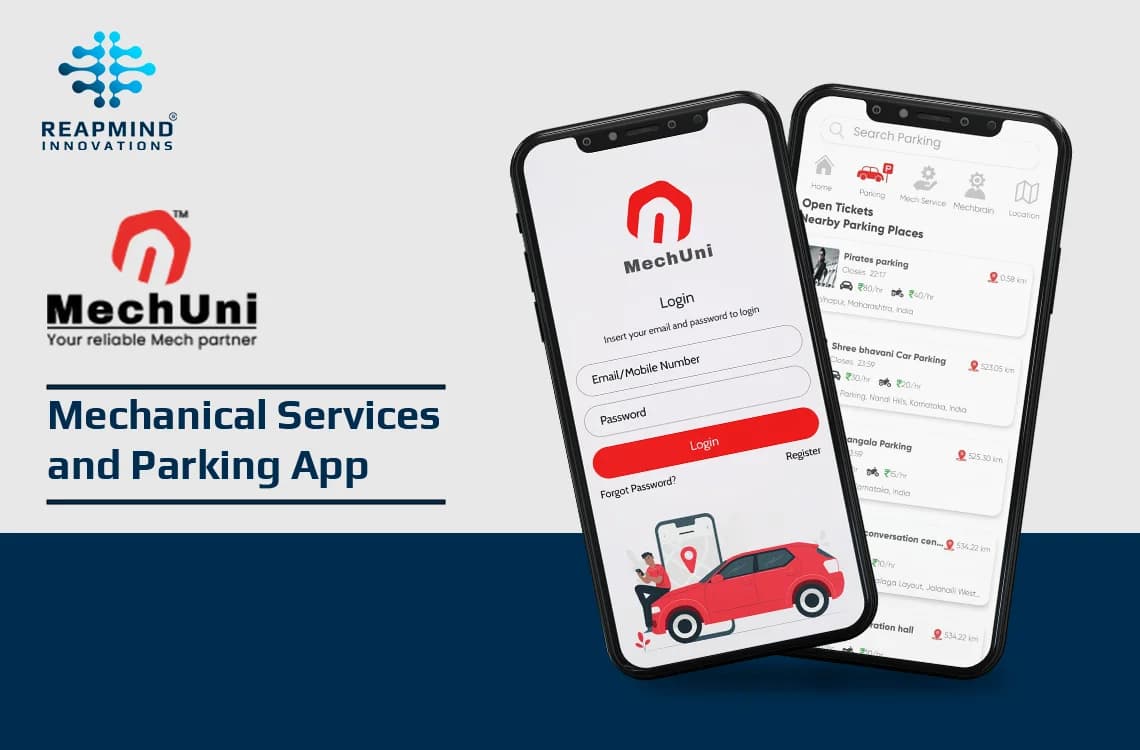 MechUni mechanical services and parking app
