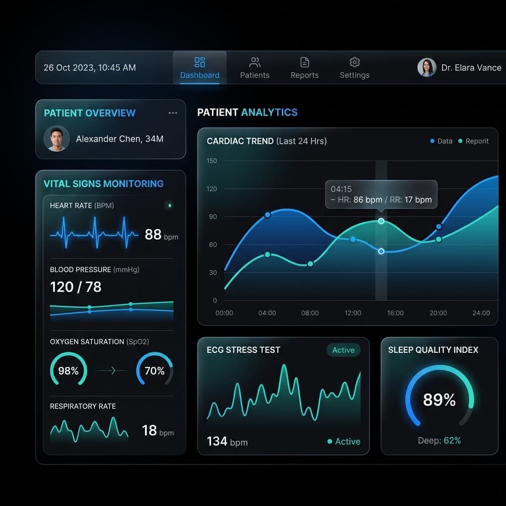 Healthcare Dashboard UI