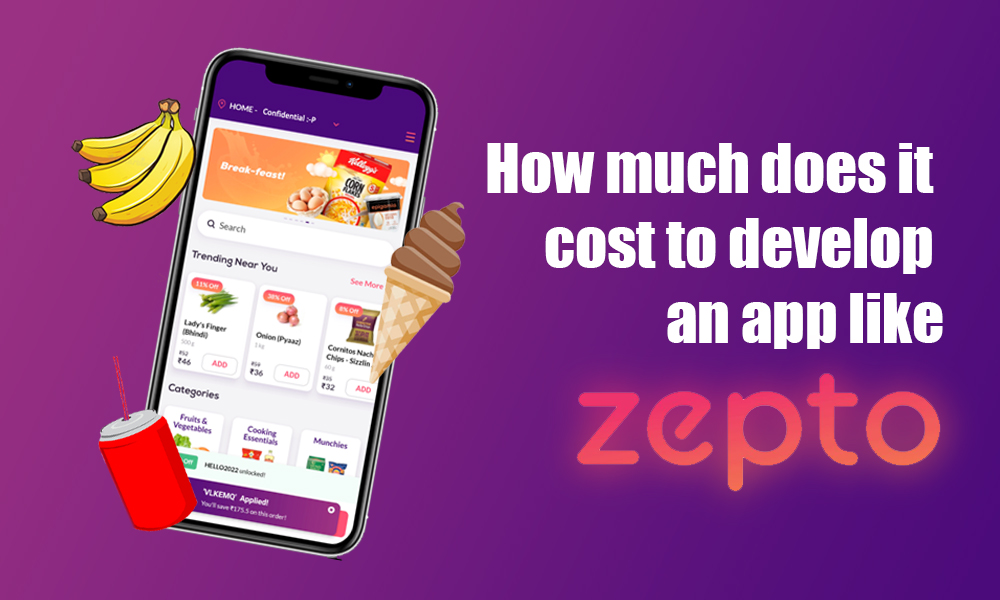 Zepto app development cost
